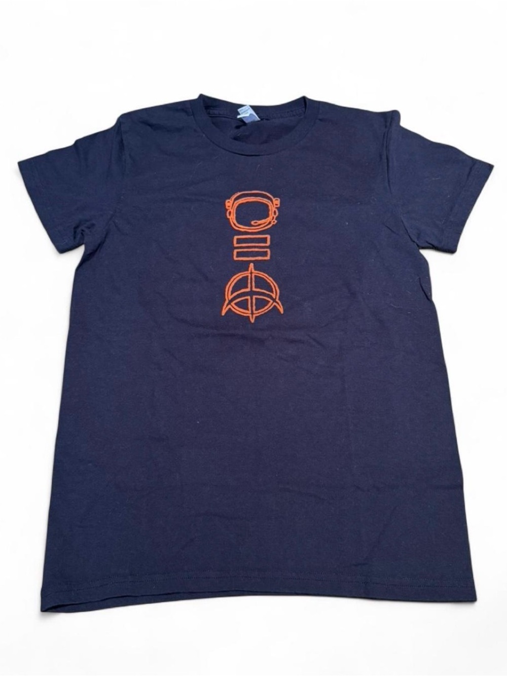Vintage 2009 U2 concert tee 🎤🖤 Navy Graphic Tee with Orange Space Emblem